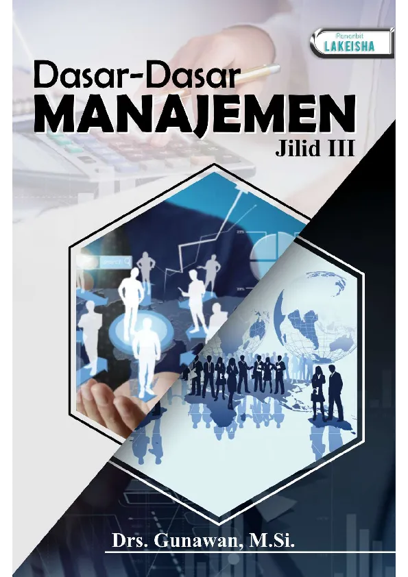 DASAR DASAR MANAJEMEN (Jilid III)