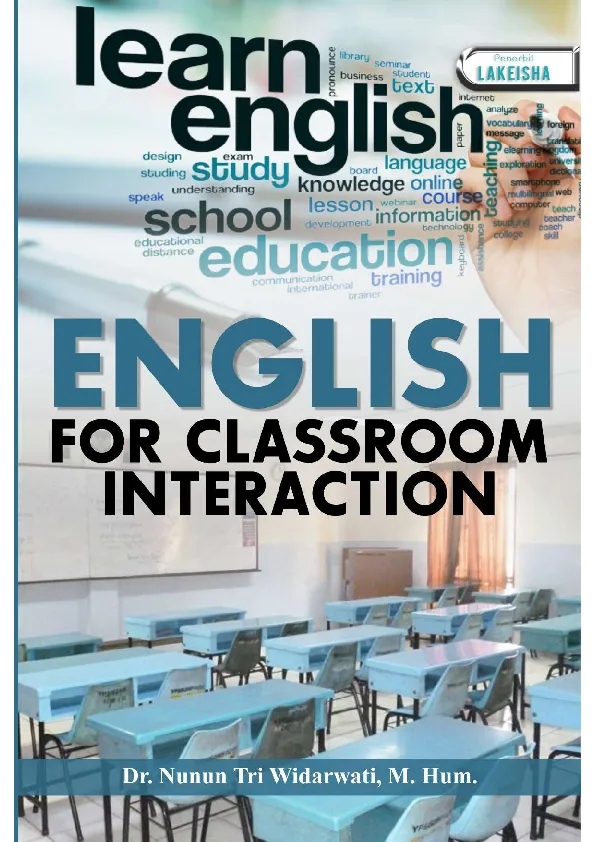 ENGLISH FOR CLASSROOM INTERACTION