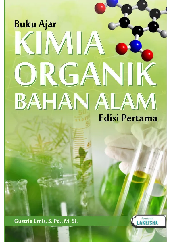 Buku Ajar KIMIA ORGANIK BAHAN ALAM Edisi Pertama