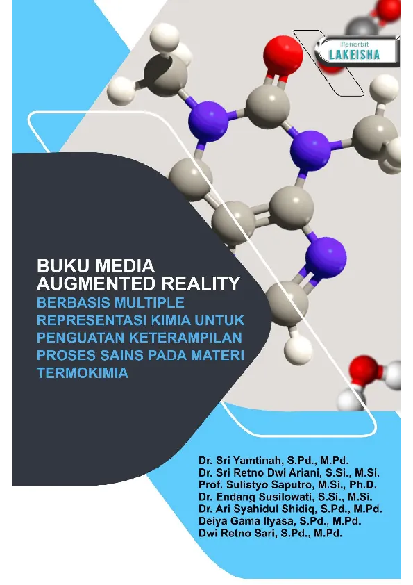 BUKU MEDIA AUGMENTED REALITY BERBASIS REPRESENTASI TETRAHEDRAL KIMIA UNTUK PENGUATAN KETERAMPILAN PROSES SAINS PADA MATERI TERMOKIMIA