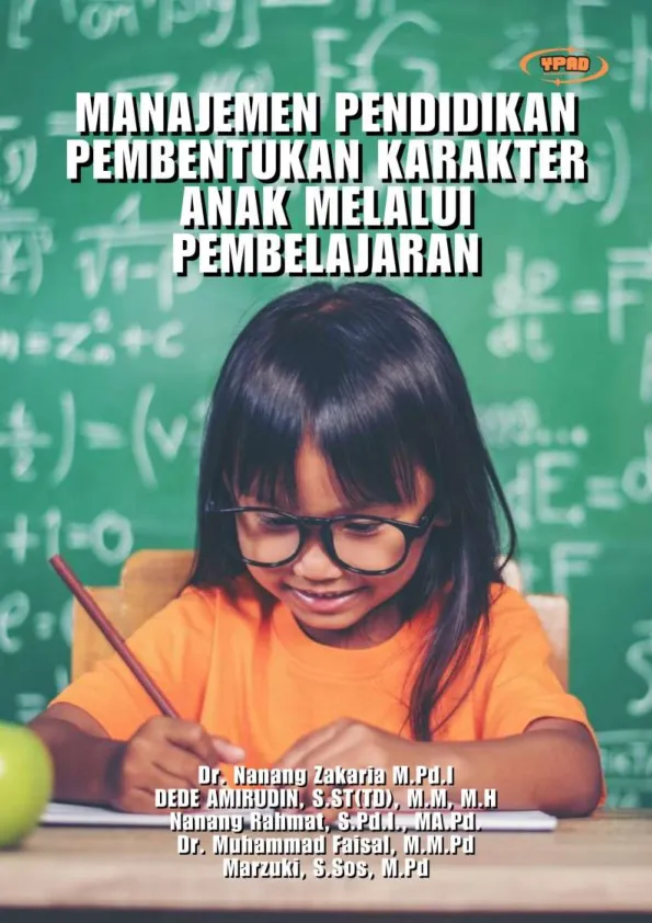 Manajemen Pendidikan Pembentukan Karakter Anak Melalui Pembelajaran