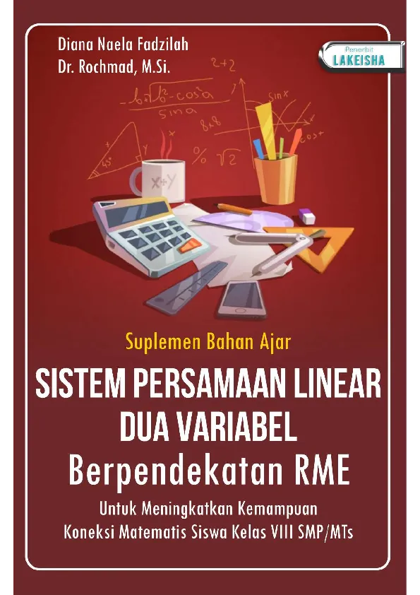 Suplemen Bahan Ajar Berpendekatan RME Untuk Meningkatkan Kemampuan Koneksi Matematis Siswa Kelas VIII SMP/MTs