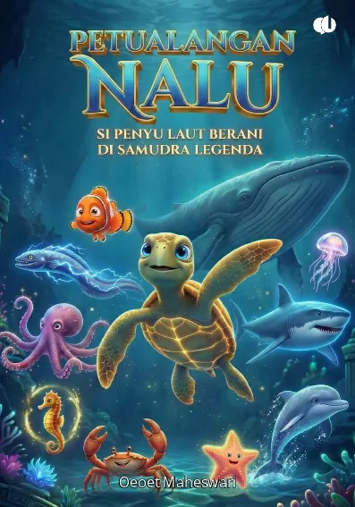 Petualangan Nalu si Penyu Laut Berani di Samudra Biru