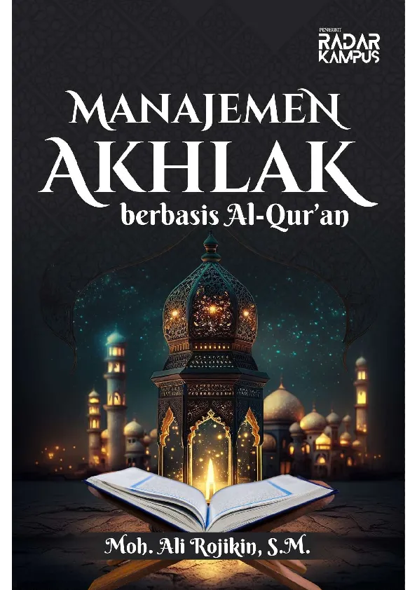 MANAJEMEN AKHLAK BERBASIS AL-QURAN