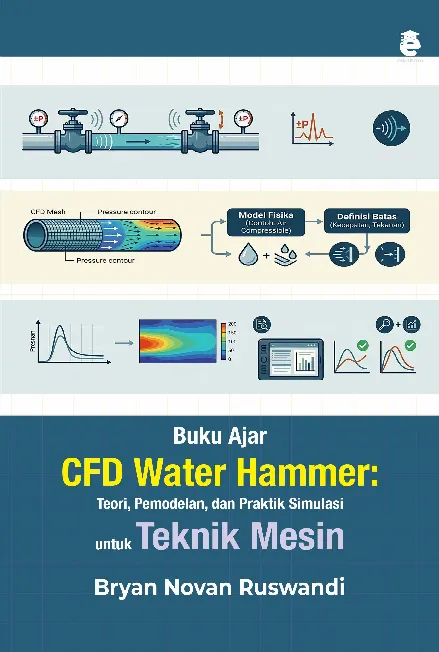Buku ajar CFD water hammer : teori, pemodelan, dan praktik simulasi untuk teknik mesin