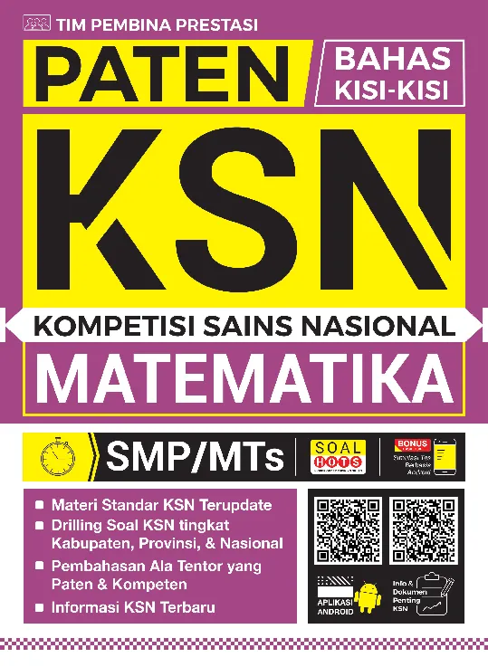 Paten Bahas Kisi-Kisi KSN Matematika SMP/MTs
