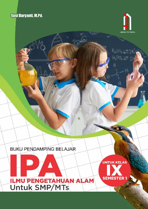 Buku Pendamping Belajar Ilmu Pengetahuan Alam untuk SMP/MTs Kelas IX Semester 1