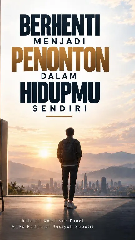 BERHENTI MENJADI PENONTON DALAM HIDUPMU SENDIRI