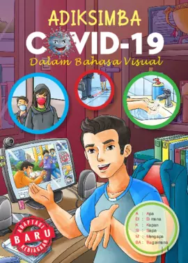 Adiksimba Covid-19 dalam bahasa visual