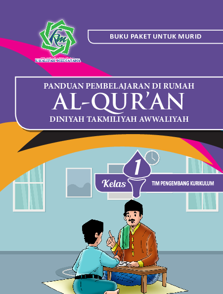 MDTA Panduan Pembelajaran di Rumah Al - Qur'an Kelas 1