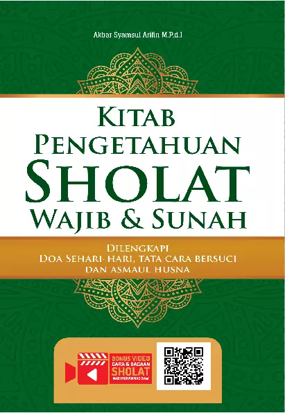 Kitab pengetahuan sholat wajib dan sunnah 