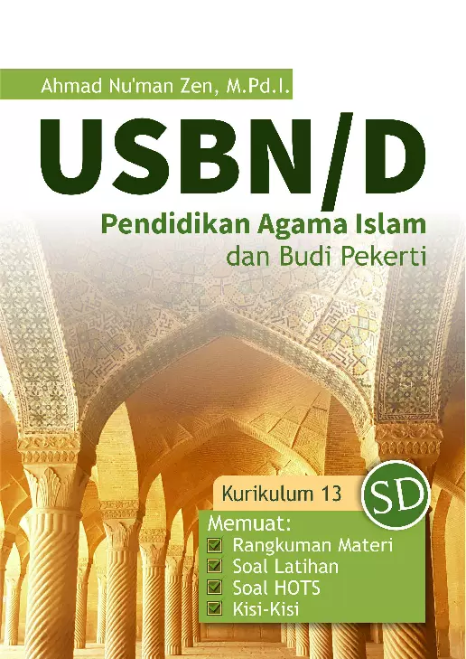 USBN/D Pendidikan Agama Islam Dan Budi Pekerti