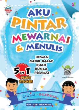 AKU PINTAR MEWARNAI & MENULIS 