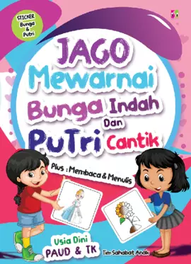 Jago Mewarnai Bunga Indah & Putri Cantik