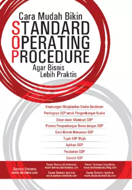 Cara Mudah Bikin Standard Operating Procedure (Edisi Baru)