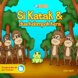 Katak dan dua kelompok kera