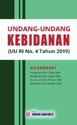 Undang-Undang Kebidanan (UU RI No. 4 Tahun 2019)