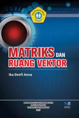 Buku Ajar : Matriks  Dan  Ruang Vektor