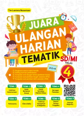 Juara Ulangan Harian Tematik SD/MI Kelas 4  Pustaka Mahardika