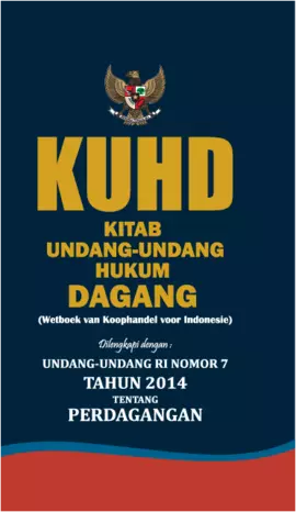 KUHD (Kitab Undang-undang Hukum Dagang)