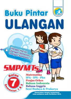 Buku Pintar Ulangan SMP/MTS Kelas 7 Sem 1& 2  + Kunci jawaban