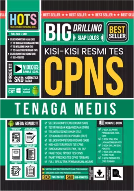 Big Drilling Kisi2 Resmi Tes CPNS Tenaga Medis Bonus 2 In 1  / Pustaka Baru Press