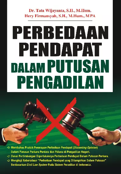 Perbedaan Pendapat Dalam Putusan Pengadilan