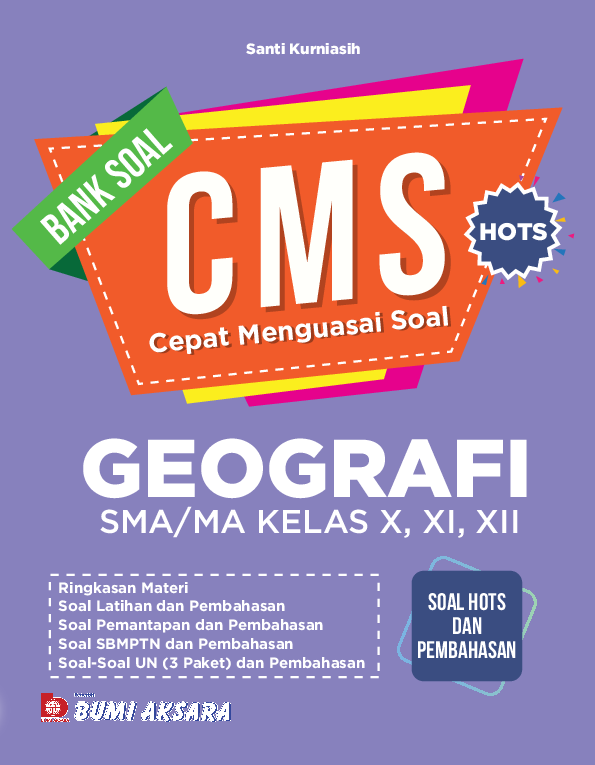 CMS (Cepat Menguasai Soal) Geografi SMA/MA Kelas X, XI, XII