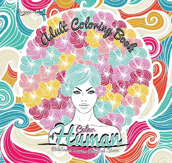 Adult Coloring Book : Color Of Human