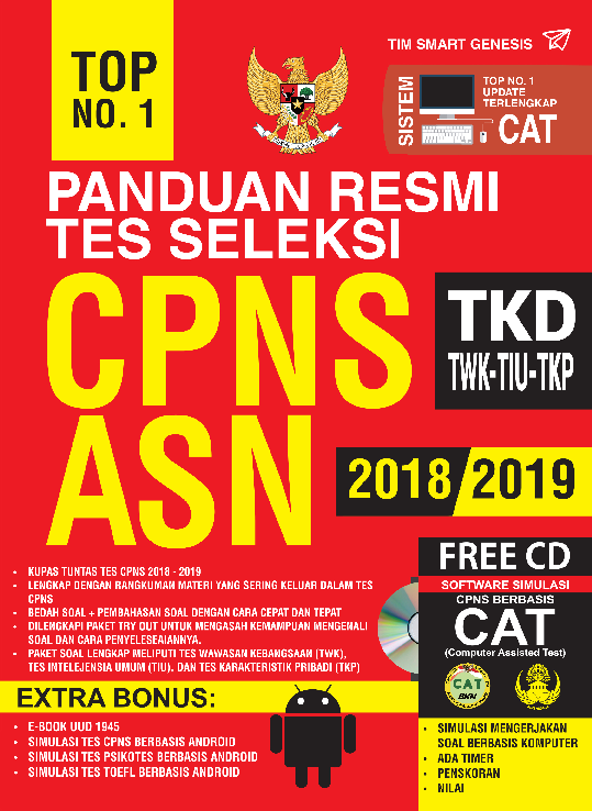 TOP NO. 1 PANDUAN RESMI TES SELEKSI CPNS ASN 2018-2019