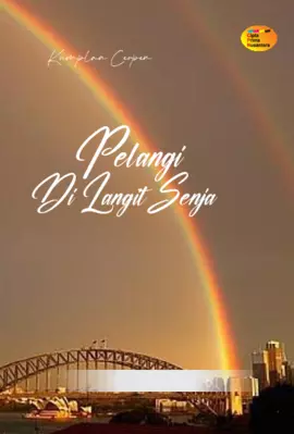 Pelangi di langit senja