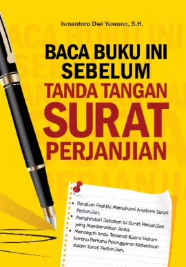 Baca Buku Ini Sebelum Tanda Tangan Surat Perjanjian