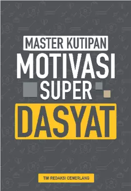 MASTER KUTIPAN MOTIVASI SUPER DAHSYAT