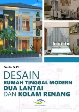 Desain Rumah Tinggal Modern Dua Lantai dan Kolam Renang