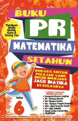 Buku PR Matematika Setahun Kelas 6