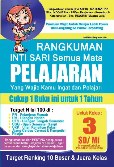 Rangkuman Intisari Semua Mata Pelajaran Kelas 3 SD/MI