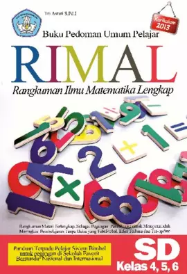 Buku Pedoman Umum Pelajar RIMAL Rangkuman Ilmu Matematika Lengkap SD Kelas 4, 5, 6