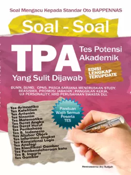 Soal - Soal TPA yang Sulit Dijawab