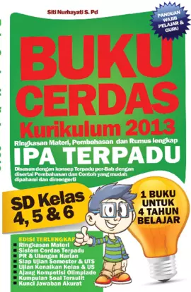 Buku Cerdas IPA TERPADU SD Kelas 4, 5 dan 6