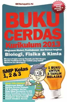 Buku Cerdas Biologi, Fisika, Kimia SMP Kelas 1, 2, dan 3