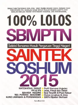 100% Lolos SBMPTN Saintek - Soshum 2015