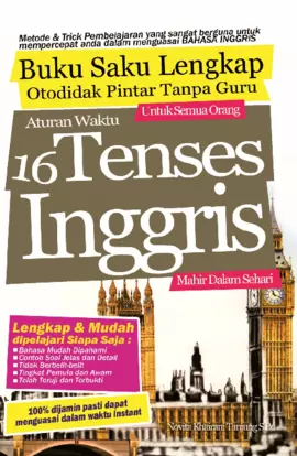 Buku Saku Lengkap Aturan Waktu 16 Tenses Inggris