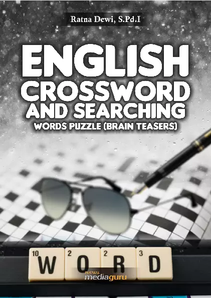 English Crossword and Searching Words Puzzle (Brain Teasers)