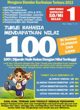 Jurus Rahasia Mendapatkan Nilai 100 SD/Mi kelas 1