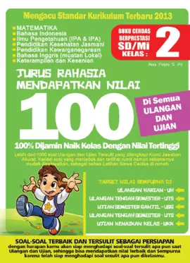 Jurus Rahasia Mendapatkan Nilai 100 SD/Mi kelas 2