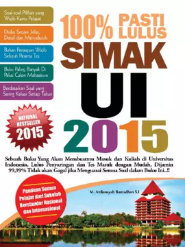 100% Persen Pasti Lulus SIMAK UI 2015