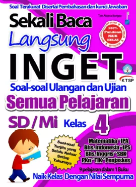 Sekali Baca Langsung Inget Semua Soal Kelas 4 SD/Mi