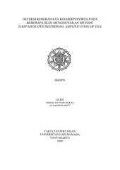 Deteksi Keberadaan Koi Herpesvirus Pada Beberapa Ikan Menggunakan Metode Loop-Mediated Isothermal Amplification Of Dna