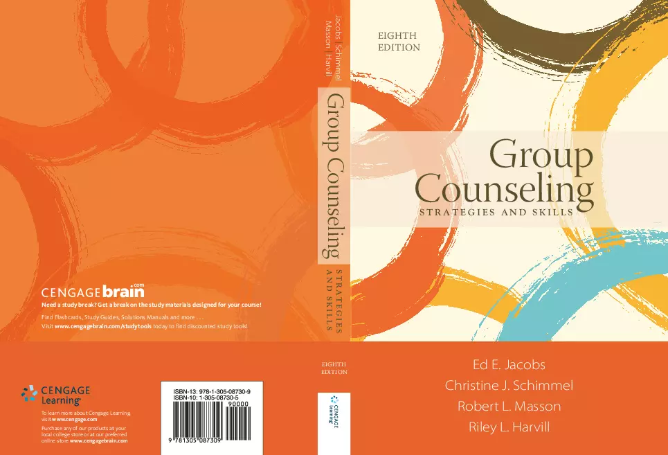 Group Counseling : Strategies and Skills 