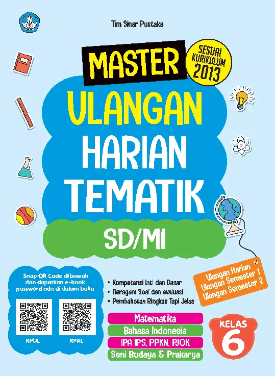 KELAS 6 SD/MI: MASTER ULANGAN HARIAN TEMATIK